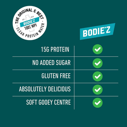 BODIE’Z Endurance 20g Whey Protein Water - Pre-Mixed Protein Powder Drink with Electrolytes for Hydration and 11 Vitamins and Minerals, Supplement for Lean Muscle Recovery, 500ml Purple Reign 6 Pack