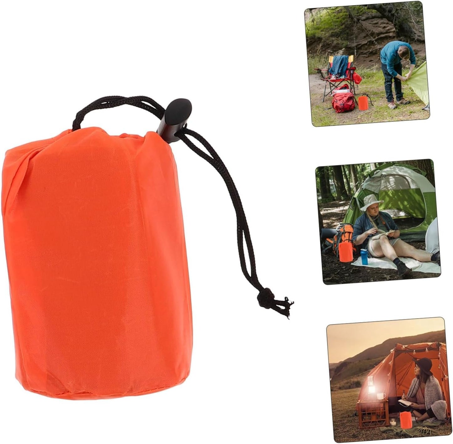 MOBUTOFU 3 Set Outdoor Portable Emergency Emergency Bag Emergency Sleeping Bags Emergency Supplies Emergency Blanket Survival Camping Blanket