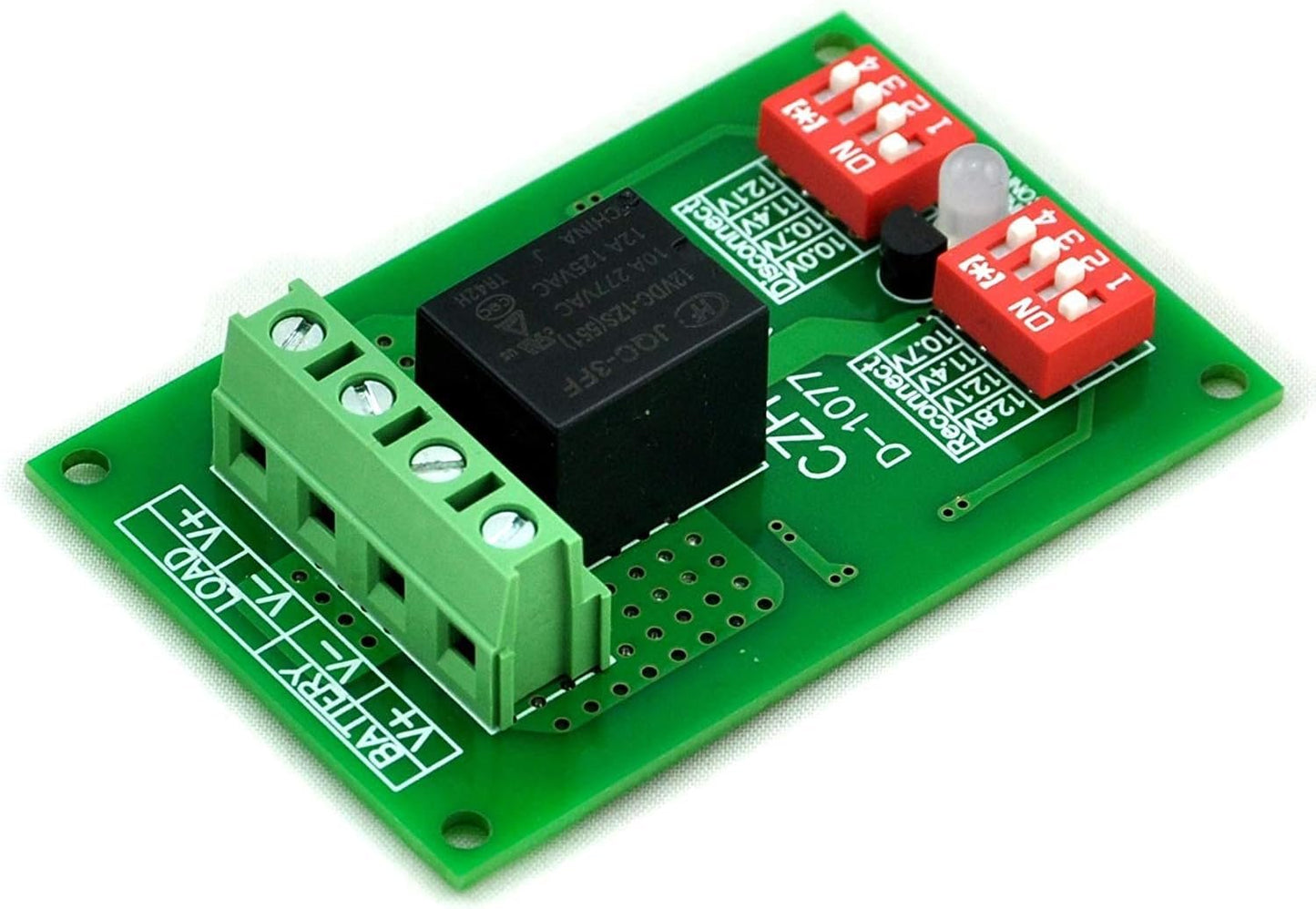 Electronics-Salon Low Voltage Disconnect Module LVD, 12V 10A, Protect/Prolong Battery Life.