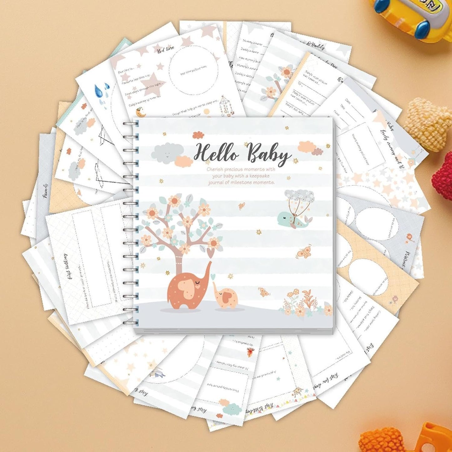 Baby's Daily Care Planner | A4 Daily Activity Log,Practical Baby Feeding Log, Baby Care Journal, Portable Baby Tracking Journal for Monitor Nursing