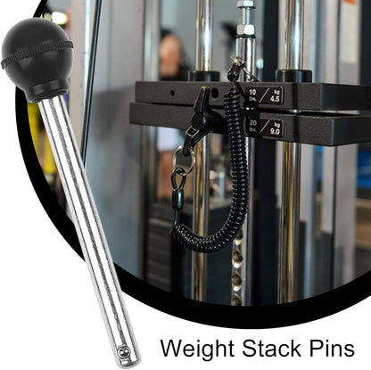 Weight Stack Pin Replacement | Weight Positioning Pin | Loading Pin for Weight Plates, Gym Pins for Weights, Home Gym Replacement Cables, Safe, Functional Trainer, Home Gym