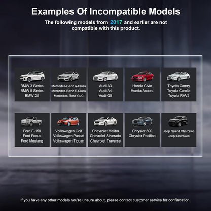 2-in-1 Wireless CarPlay & Android Auto Wireless Adapter, Fast 5GHz WiFi & Bluetooth for iPhone/iOS 10+, Android 11+, Plug & Play Car Dongle