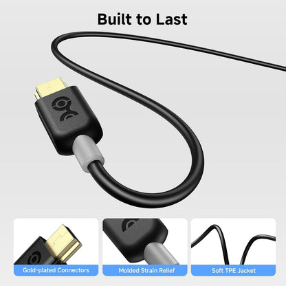 Cable Matters Mini USB to USB C Cable - 1m, 15W Charging, 480Mbps Data, USBC to MiniUSB Cable for Game Controller, Camera, GPS, Dash Cam, Black