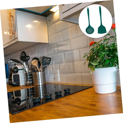 LIFKOME - Durable Silicone Kitchen Utensils Set Spatula and Spoon Non-Stick Handle Spatula Restaurant Shovel Easy to Clean for Kitchen Use