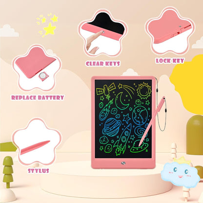 EooCoo Toys for 3-6 Years Old Girls Boys, 10 Inch LCD Writing Tablet, Electronic Drawing Tablet, Doodle Board, Party Birthday Gifts for Kids, Educational Learning Toys Toddler Travel Essentials