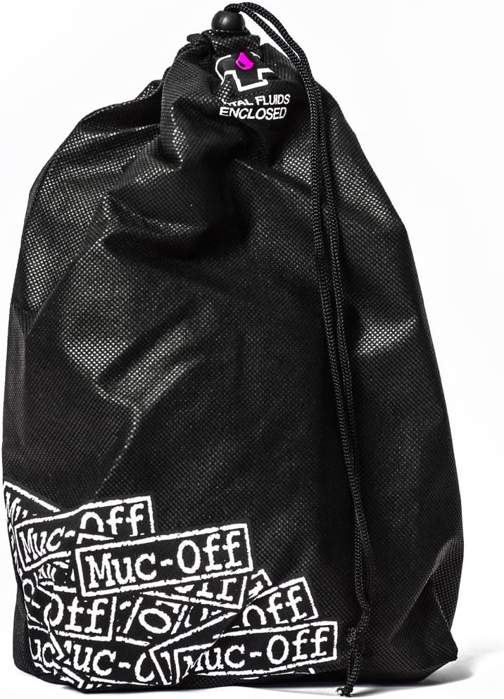 Muc-Off Bike Care Essentials Kit - Bike Cleaning Kit, Cleaning Bundle for MTB/Road/Gravel Bikes - Set Includes Bike Cleaner and Bike Protect, Black