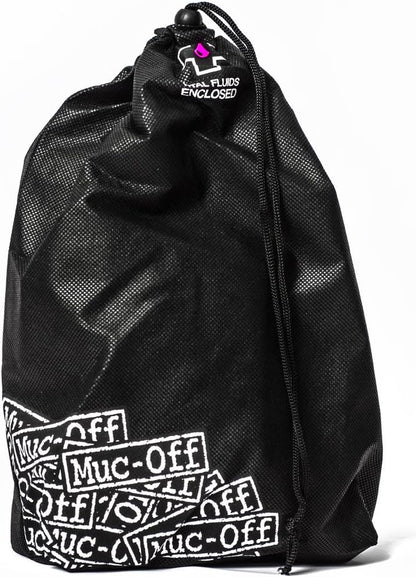 Muc-Off Bike Care Essentials Kit - Bike Cleaning Kit, Cleaning Bundle for MTB/Road/Gravel Bikes - Set Includes Bike Cleaner and Bike Protect, Black