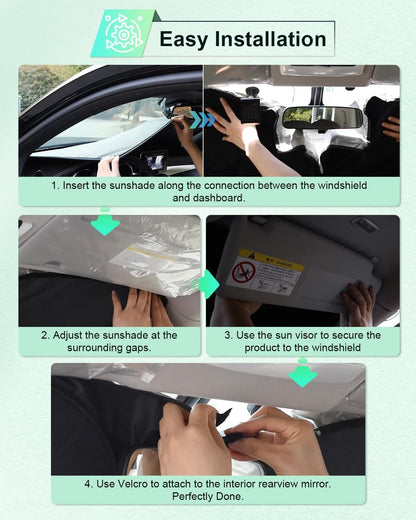 GAFAT Compatible with BMW 3 Series G20 G21 i3 G28 / 4 Series G22 i4 G26 2019-2024 2025 Interior Windshield Sun Shade Sun Shade Cooling UV Protection 3 Series Accessories