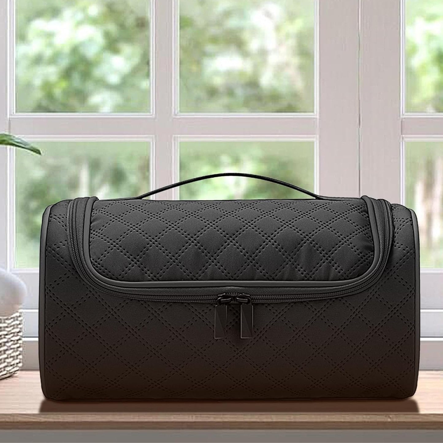 Hair Dryer Travel Case, Hair Dryer Storage Bag for Dy-Son Airwraps & Shark Flexstyle Attachment, Portable Hair Tool Travel Bag Organizer with Hooks