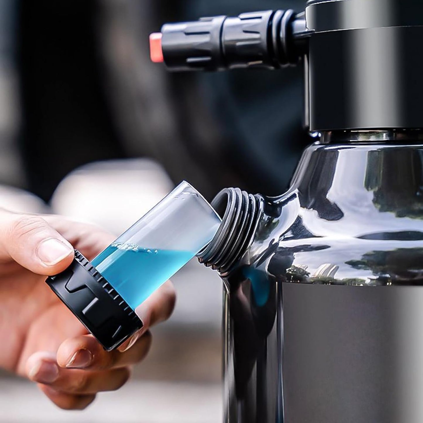 Car Wash Foam Sprayer, Garden Hose Sprayer, 14.17 Inches Adjustable Watering Can with Quick Connect for Auto Detailing, Winter Vehicle Care, RV Cleaning and Outdoor Washing