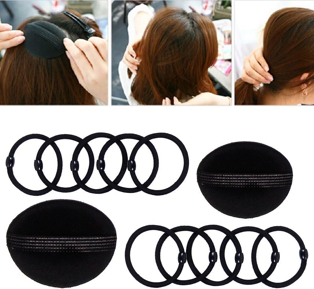 Lictin Hair Bun Hair Accessories – 70 Pieces, Hair Styling Set (Black)