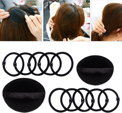 Lictin Hair Bun Hair Accessories – 70 Pieces, Hair Styling Set (Black)