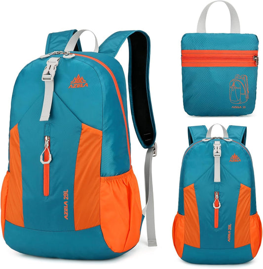 Viiotu Foldable Backpack 29L - Lightweight Water Resistant Hiking Daypack with Expandable Storage for Travel & Outdoor Activities