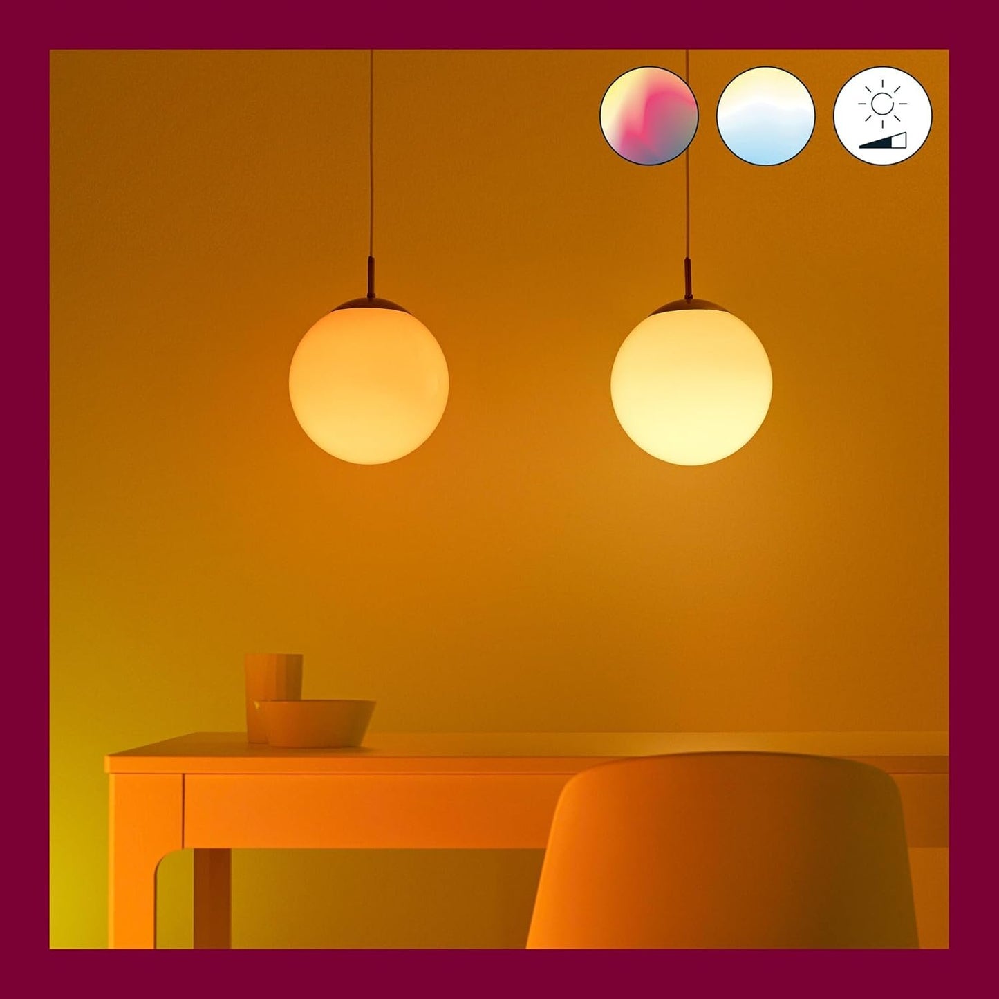 WiZ Color Fancy Round P45 E14 Smart LED Bulb