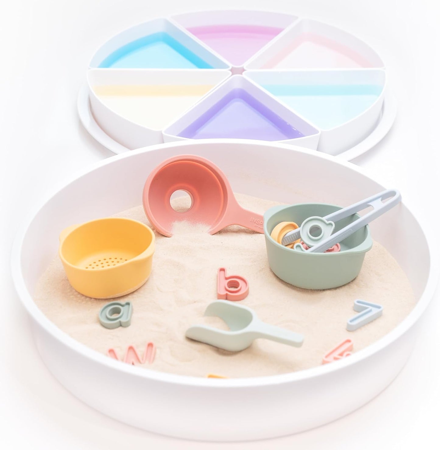 Inspire My Play - Tuff Tray with Lid - Montessori Toys for Toddlers - Learning & Education Toys - Developmental Sensory Toys for Disabled Children - Perfect for Water and Sand