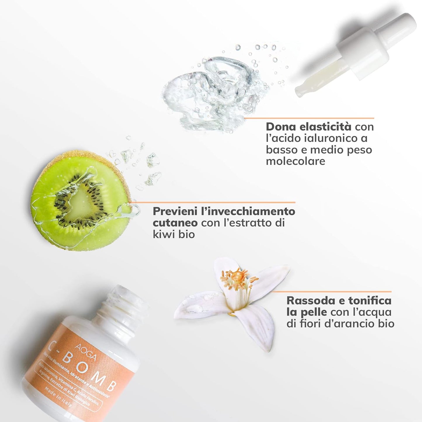 Skin Care Organic Anti-Wrinkle & Anti-Stain Face Kit – Korean Skincare [5 Products]: Cleansing Mousse, Tonic Mist, Hyaluronic Acid Face Serum, Anti-Stain Serum for Face Vitamin C, Snail Slime Cream