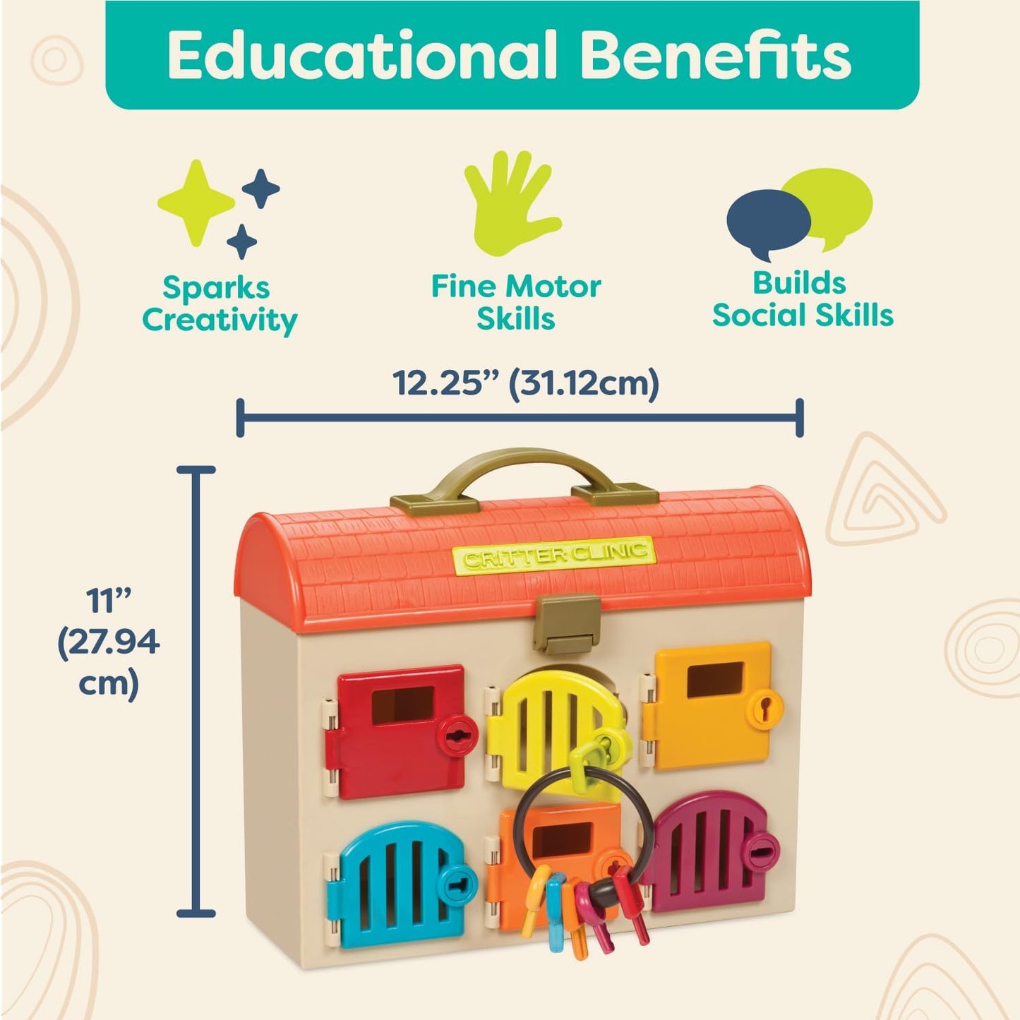 B. Critter Clinic Toy Vet Play Set