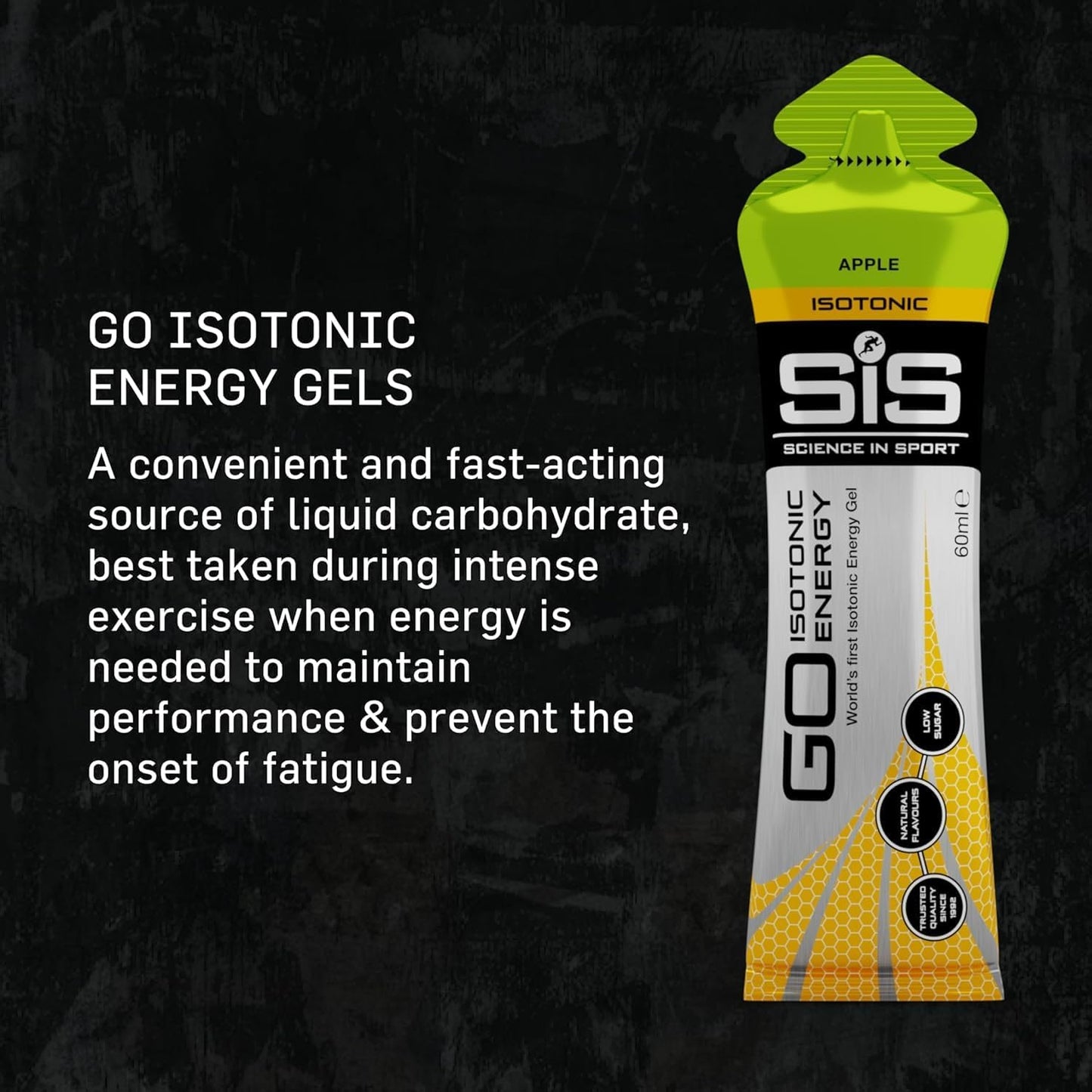 Science In Sport GO Isotonic Energy Gels, Variety Pack of Assorted Flavours, 60ml Per Serving (7 Pack)