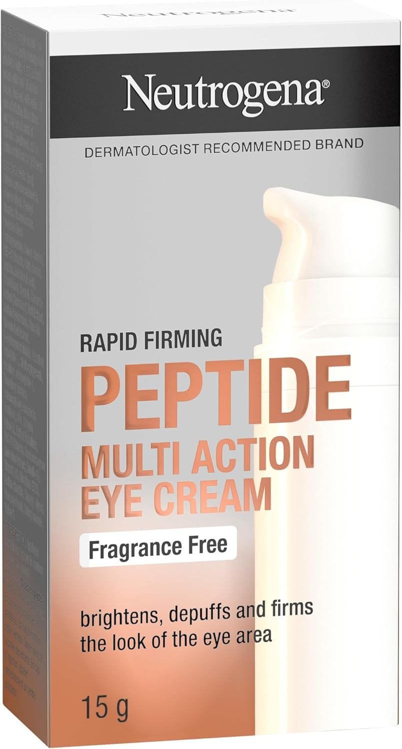 Neutrogena Rapid Firming Peptide Multi Action Eye Cream - Peptides - Dark Circles, Firm Skin, Puffy Eyes - 15 grams