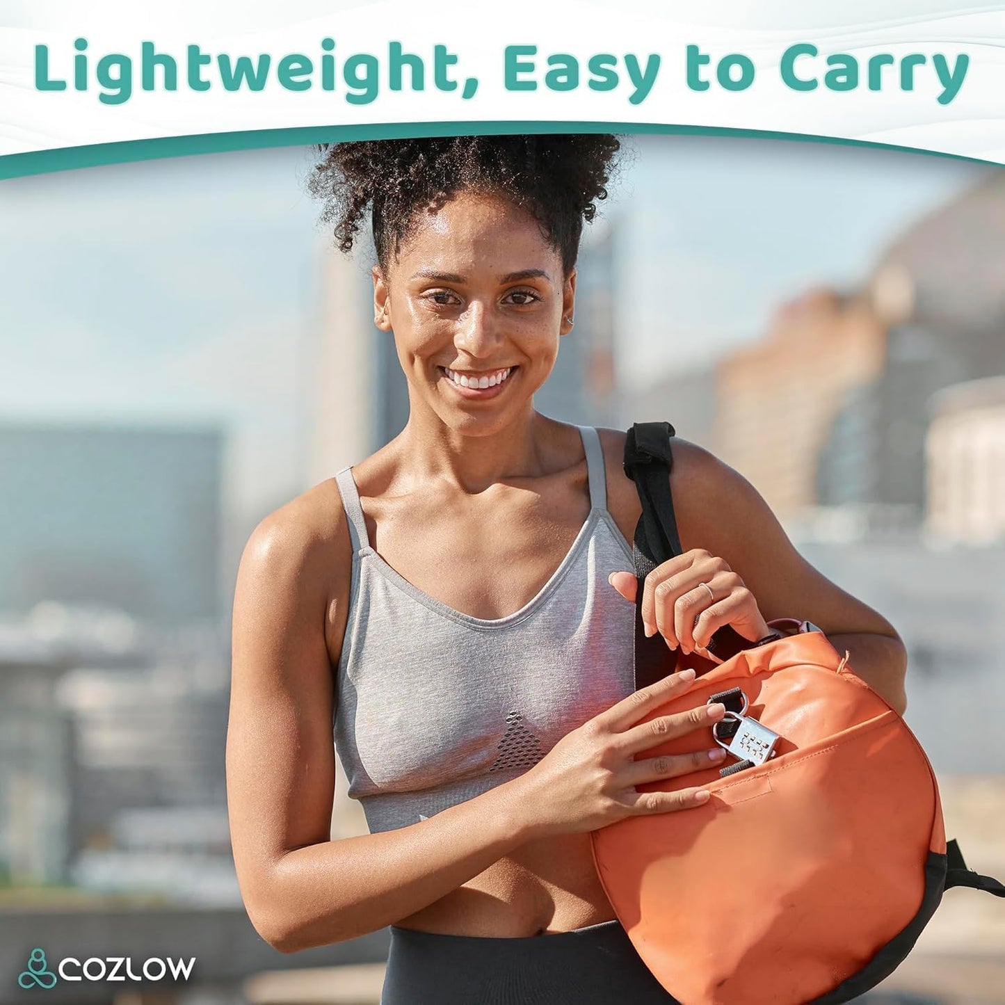 Cozlow Muscle Roller Stick for Athletes - Roller Stick for Body Massage - Releases Myofascial Trigger Points Reduces Muscle Pain Hold Leg Cramps and Back Pain