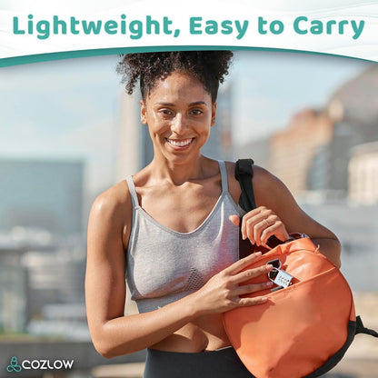 Cozlow Muscle Roller Stick for Athletes - Roller Stick for Body Massage - Releases Myofascial Trigger Points Reduces Muscle Pain Hold Leg Cramps and Back Pain