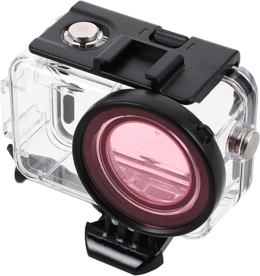 ELAYARD Camera Housing Case with Dual Cold Shoe Mounts Durable Digital Camera Protection Shell