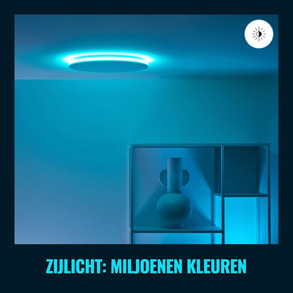 WiZ Colour Arca Smart Connected WiFi Dual Zone Ceiling Light. [White] App Control for Indoor Home Lighting, Livingroom and Bedroom