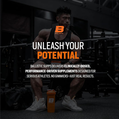 Ballistic Taurine Powder | 3g Pure Taurine Amino Acid Supplement | Electrolyte Support, Hydration, Metabolism Management, Heart Health | Vegan, 133 Servings, 400G (Unflavoured)
