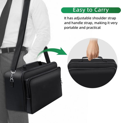 Mcbazel Travel Bag Carrying Case for Xbox Series X, Portable Storage Case Bag with Multiple Storage Pockets for Controllers, Games, Cables and Other Gaming Accessories