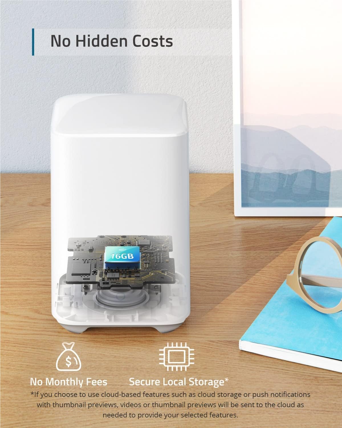eufy Security eufyCam 2C Pro, Outdoor Surveillance Camera, 2K Resolution, 180 Day Battery, Compatible with HomeKit and Solar Panel, IP67, Outdoor Surveillance Camera Set 2+1, Local Storage