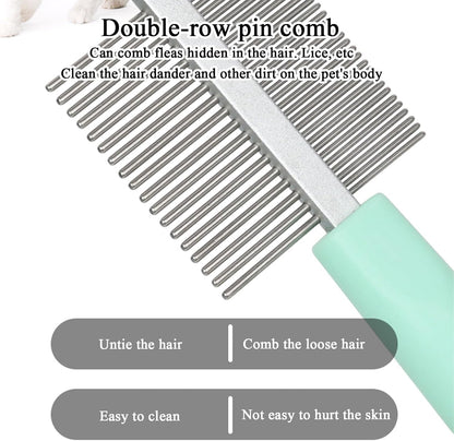 Pet Grooming Kit, Pets Grooming Set, Portable Multifunctional Detailing Tool Set, Essential for Bathing, Shedding, Trimming, Indoor Cleaning, Ideal for Kitten, Puppy Care Routines
