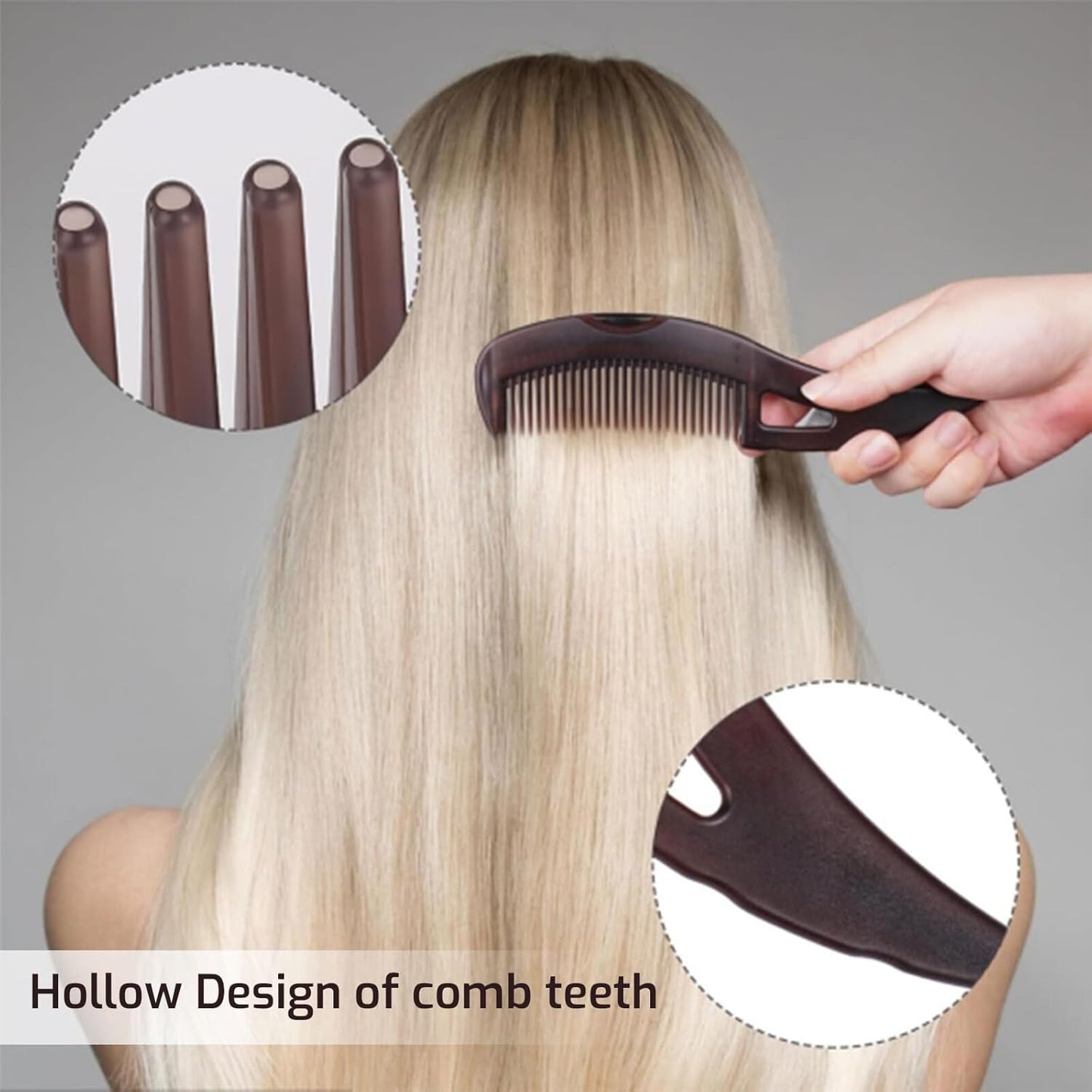 Lyvixora 2 PCS Dandruff Comb - Dandruff Remover Brush for Scalp Massage, Psoriasis & Itch Relief, Fine Tooth Scalp Comb for Women Men Kids, Hair Detox Tool to Remove Greasiness & Flakes