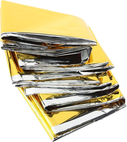 Koieam Emergency Blanket,160x210cm Emergency Tent Blanket Camping Thermal Sleeping Bag Survival Reflective Shelter