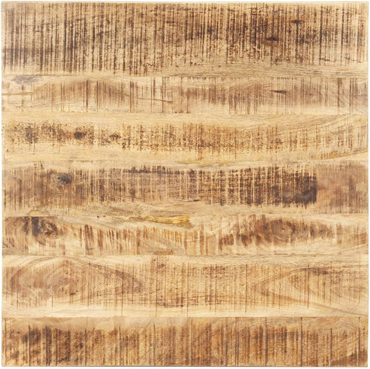 vidaXL Solid Wood Mango Table Top Indoor Dining Room Kitchen Restaurant Dinner Replacement Table Top Home Furniture Table Accessory