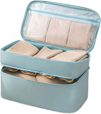 Undergarment Travel Bag – Lingerie Packing Bag, Underwear Organizer | Pieghevole Travel Storage Pouch, Multifunctional Clothes Bag Portable, Compact Garment Holder for Suitcase Organization
