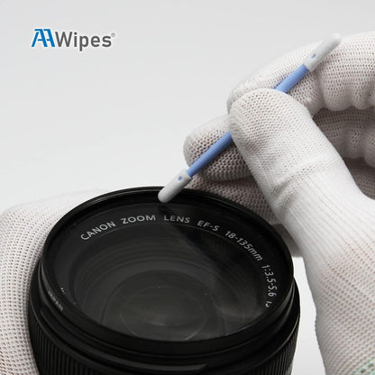 AAwipes Foam Tip Cleaning Swab Kit (5 Types, 100 Pack) Cleanroom Sponge Stick Foam Swab Bundle for Printer, Painting, Gun, Optics Lens,Camera, Arts and Crafts, Automotive Detailing (FC501)