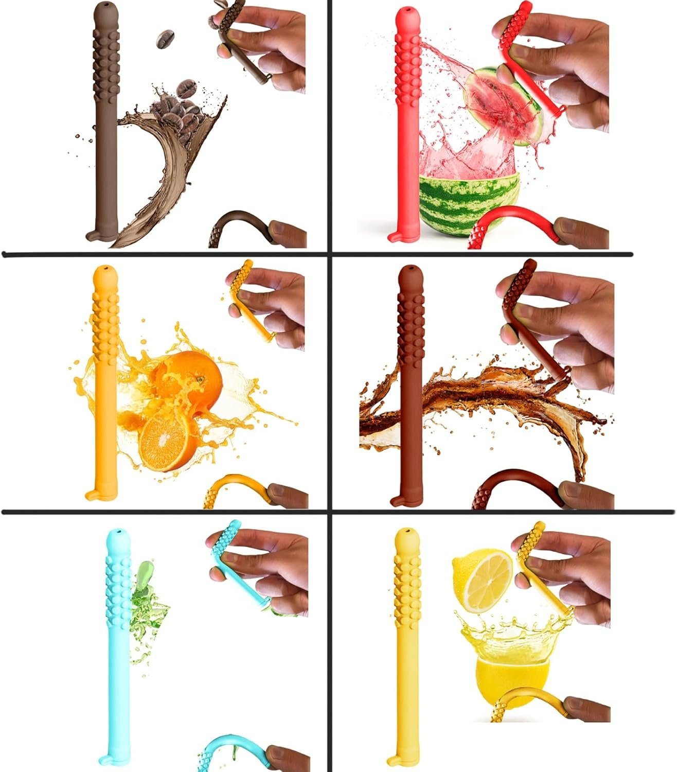 Chewable Breath Sticks with Essential Oils, Chewable Breather Quit, Reusable Silicone Chewer for Adults, Can Be Taken Anywhere 3pcs(watermelon+mint+Strawberr)