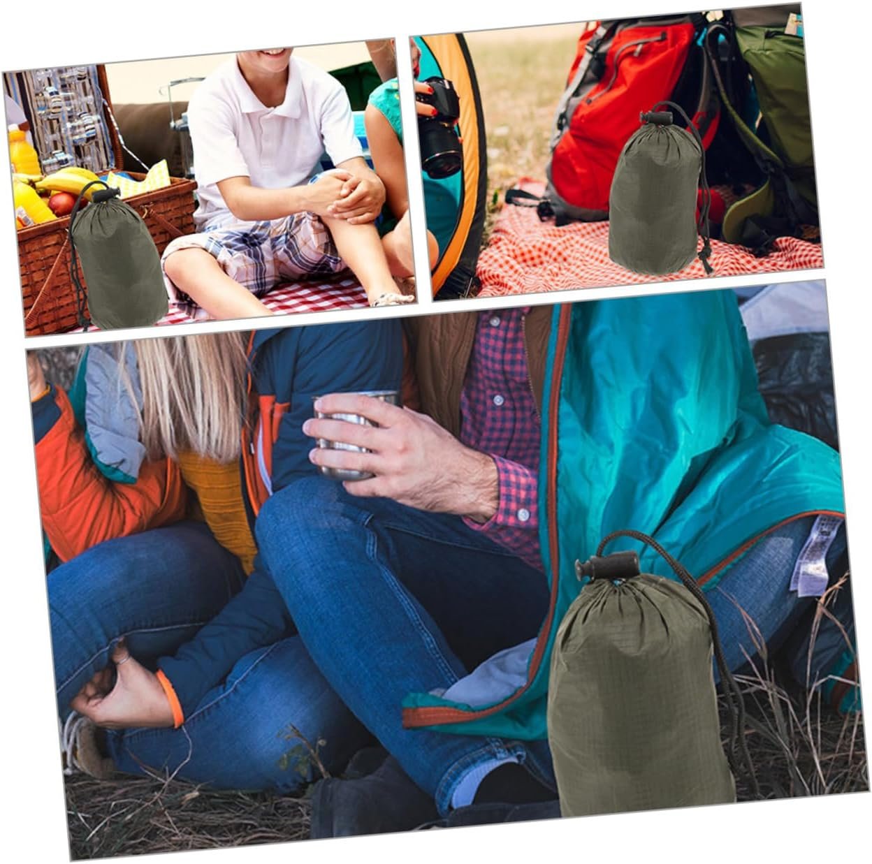 Toddmomy 1 Set Emergency Blanket of Portable Insulation Blankets for Outdoor Aid Supplies Lightweight Foldable Design for Camping Hiking and Emergencies