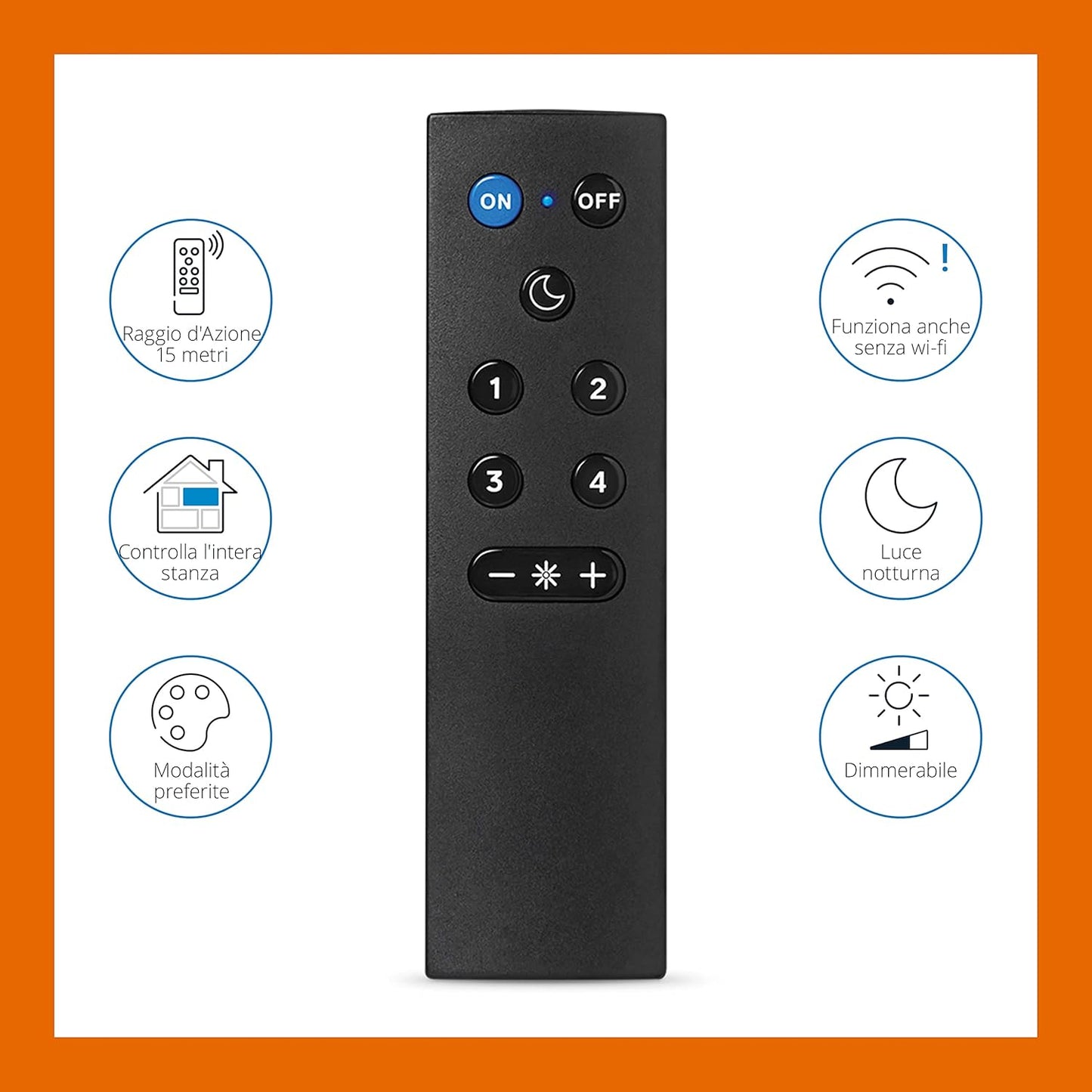 WiZ Smart WiFi Remote Control, App Control or Voice Control (Alexa, Apple HomeKit, Google Home)