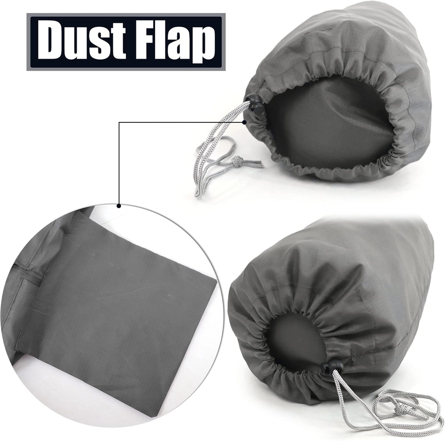 BeeGreen Stuff Sacks for Travel Backpacking 6 Pack Ditty Bags with Dust Flap