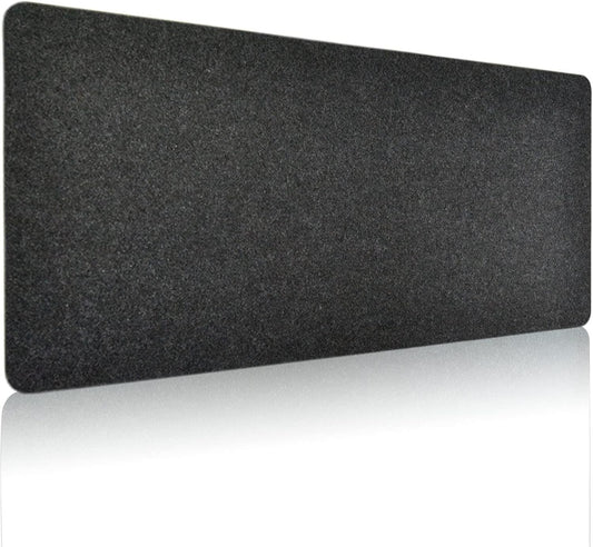 DAWNTREES Desk Mat, Felt Desk Pad,40''x16'' Large Full Mouse Pad, Keyboard Mat,100X40cm Desk Pad Protector for PC,Computers, Laptops, Office and Home (Dark Gray)
