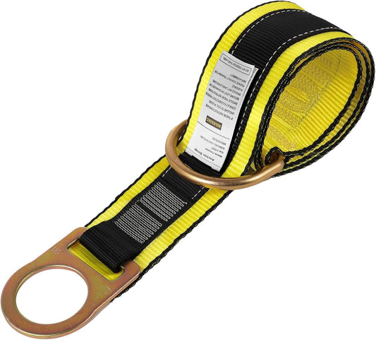 TRSMIMA Safety Fall Protection - Cross Arm Strap 3ft 4ft 6ft - Beam Anchor Anchorage Sling Lanyard With Double D Ring