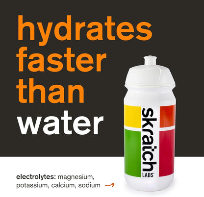 SKRATCH LABS Hydration Packets Hydration Drink Mix |Electrolyte Powder Developed for Athletes and Sports Performance | Orange (20ct) Gluten Free, Vegan, Kosher