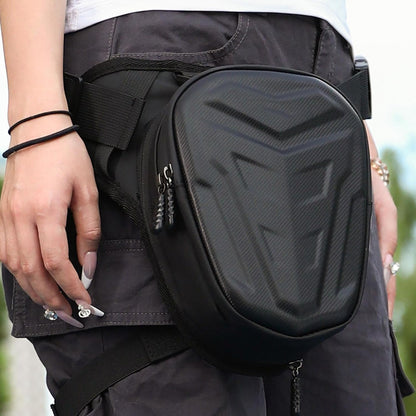 Motorcycle Leg Bag, Thigh Pouch Leg Strap, 3.7x9.8 Inches Shell Waterproof, Large Capacity Riding, Secure Waist Thigh Pack for Cycling Hiking, Camping Fishing, Travel Outdoor Gear