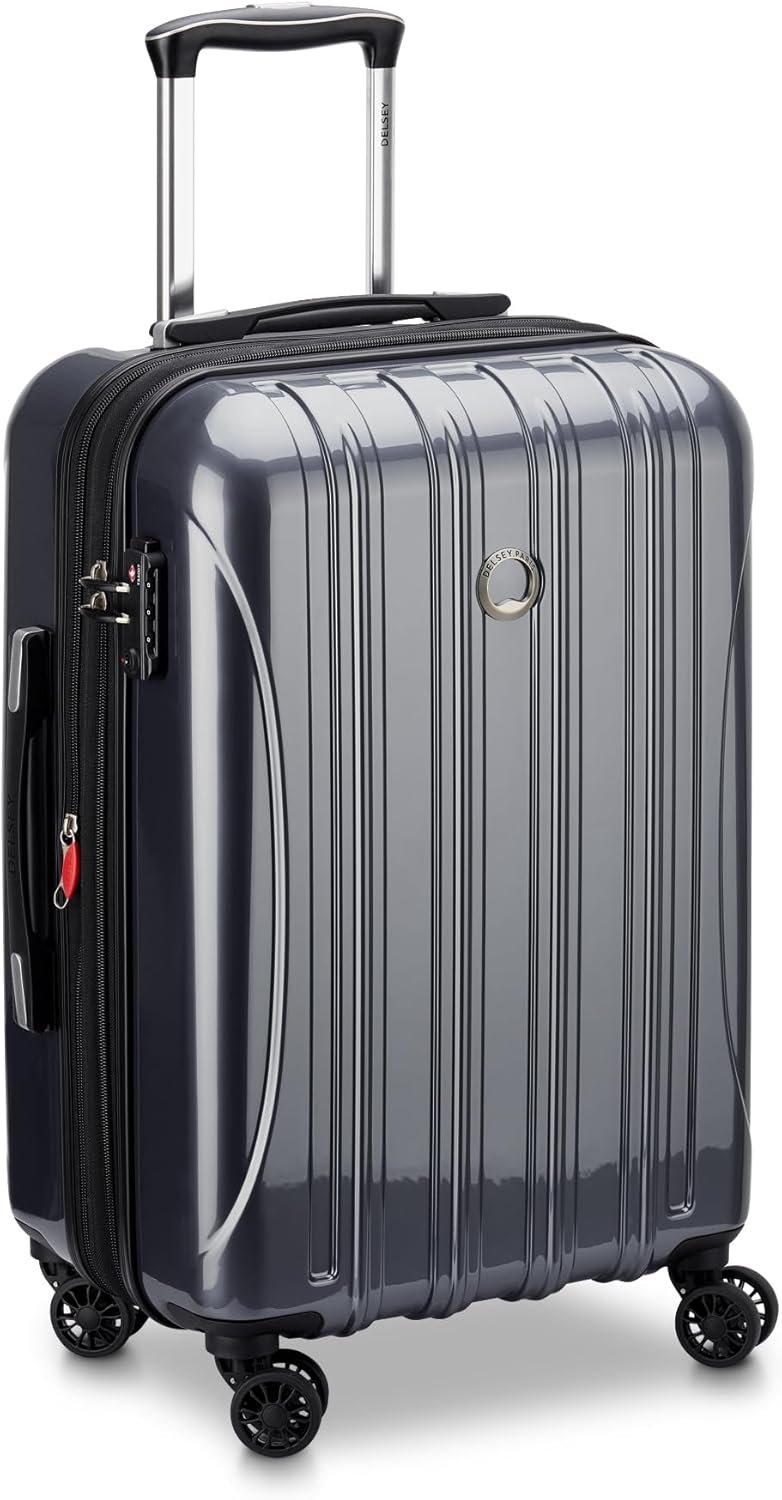Delsey Helium Aero Carry-On Spinner Trolley, Titanium, One Size
