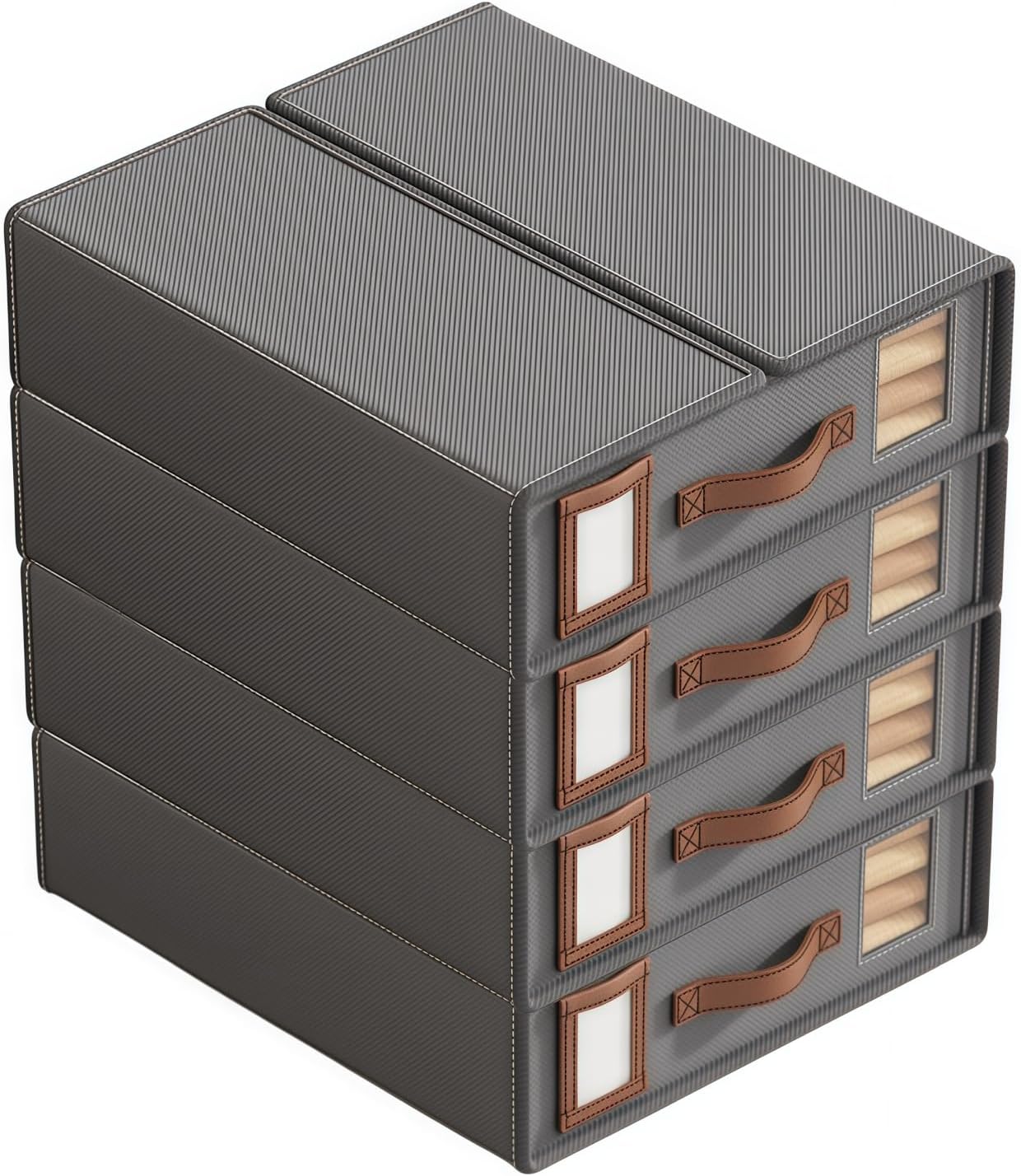 Open Non-Woven Storage Bins for Bedding and Clothes – Stylish, Space-Saving Solution with Durable Design and Easy Access Handles for Efficient Home Organization (8)