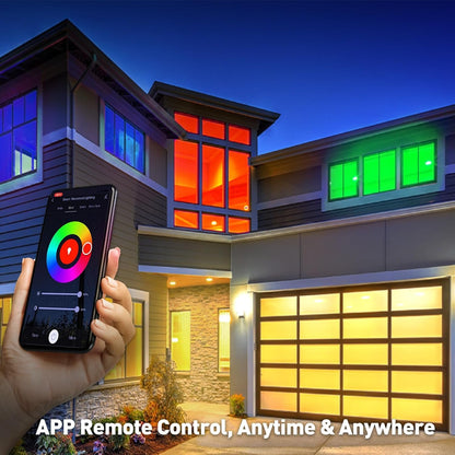 Smart Recessed Lighting 6 Inch - 6 Pack Wi-Fi Bluetooth Ultra-Thin Canless LED Recessed RGBCW Light with Junction Box 13W, 1100LM, 2700K-6500K, CRI80+ Work with Alexa/Google/Siri