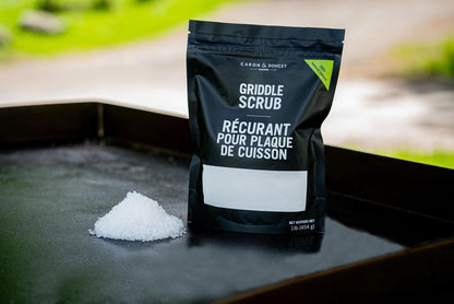 CARON & DOUCET Griddle Cleaning & Restoring Salt Scrub | 100% Natural | Best for Removing Rust Without Scratching & Care Before Cleaning, Washing & Seasoning