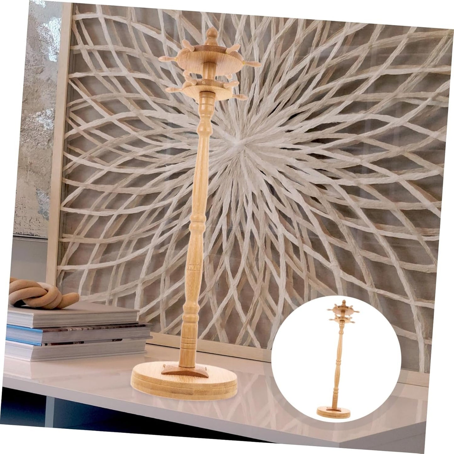 Angoily Elegant Brush Rack Wooden Pen Stand and Paint Brush Holder for Calligraphy Art Ample Storage Minimalist Design for Workspace Organization