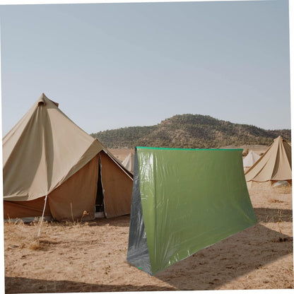 DECOMELODY Survival Camping Tent Windproof Thermal Emergency Shelter Multi Use for Outdoor Activities Lightweight Durable for Cold Weather and Emergencies